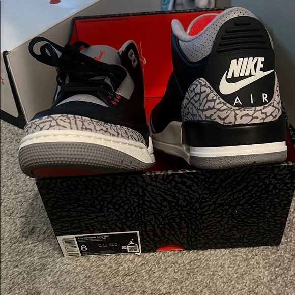Air Jordan 3 Black cement main image 7
